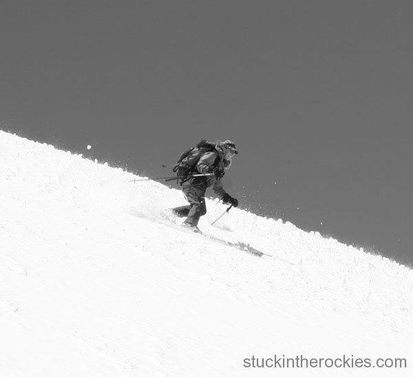 Christy Mahon skiing Missouri