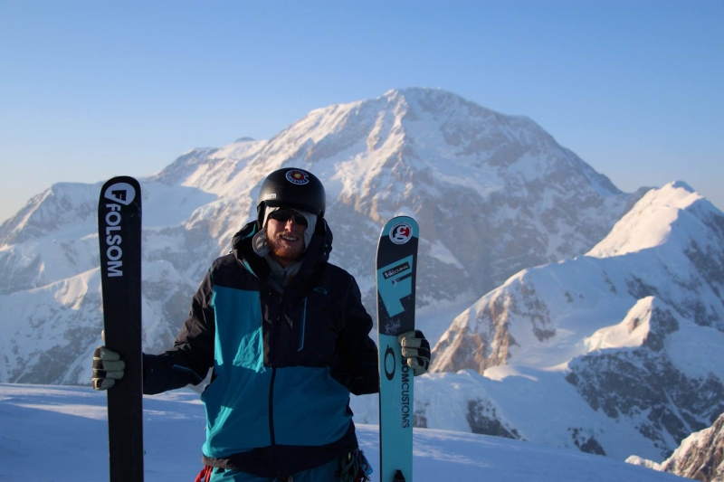 Jordan White while on his Mount Hunter expedition in Alaska. 