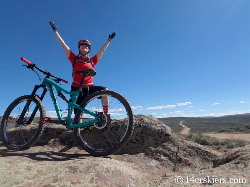 Mountain biking at Hartman Rocks after 6 months of ACL recovery.