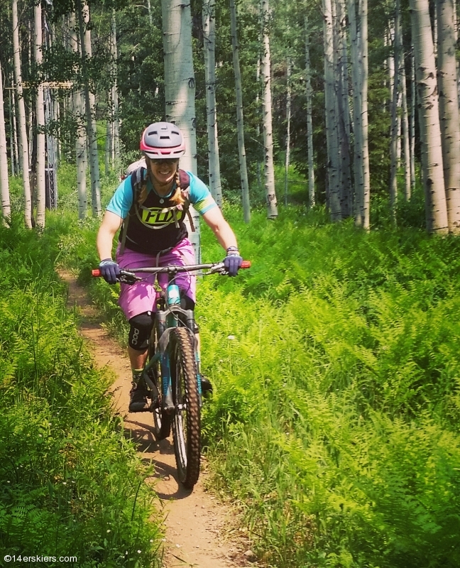 Mountain biking Crested Butte.