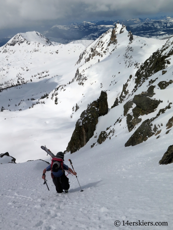 Backcountry skiing Big Agnes Mountain