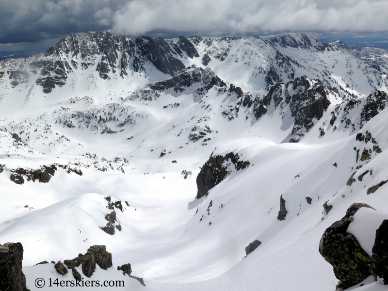 Looking east from Big Agnes.