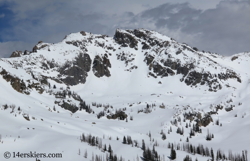 Backcountry skiing Big Agnes Mountain