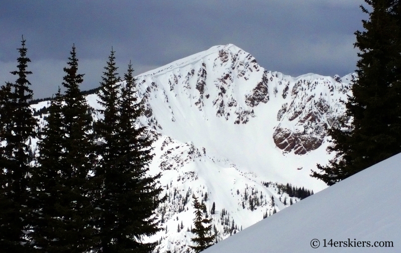 Outpost Peak in the Gore Range. 