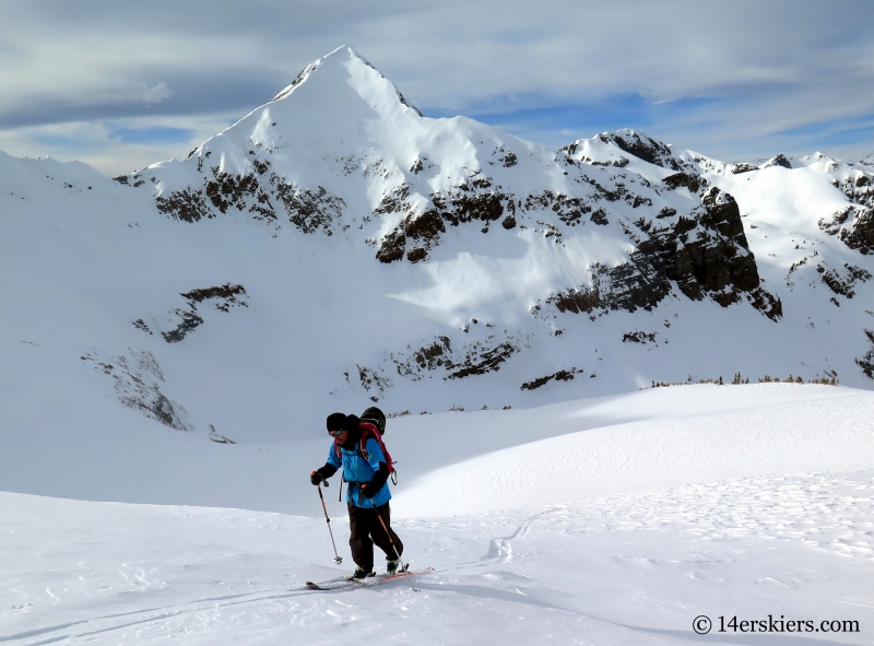 Larry Fontaine skiing in the Crested Butte backcountry.