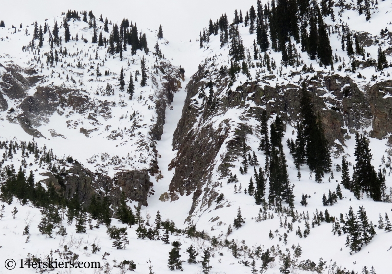 Axtell Pencil, backcountry skiing in Crested Butte.