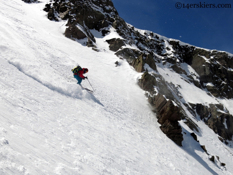 backcountry skiing in the sangre de cristo range