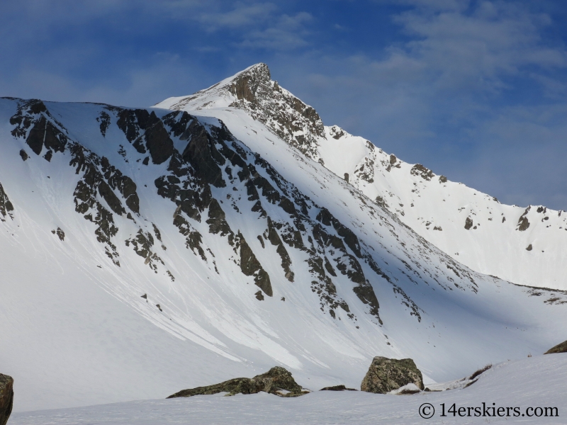 Hawaii Couloirs and Pacific Peak. 