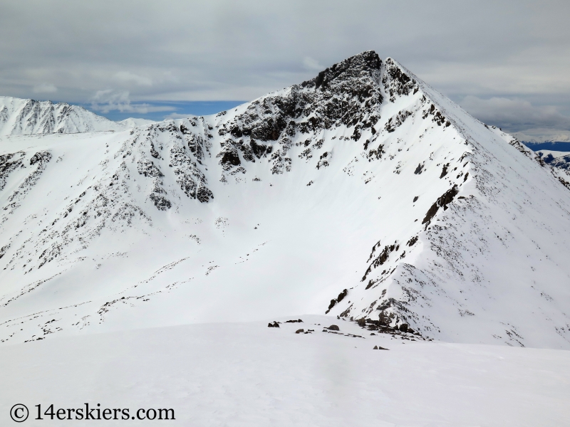 Pacific Peak seen from Crystal Peak