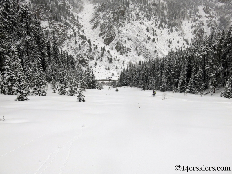 skiing and fishing on the taylor river