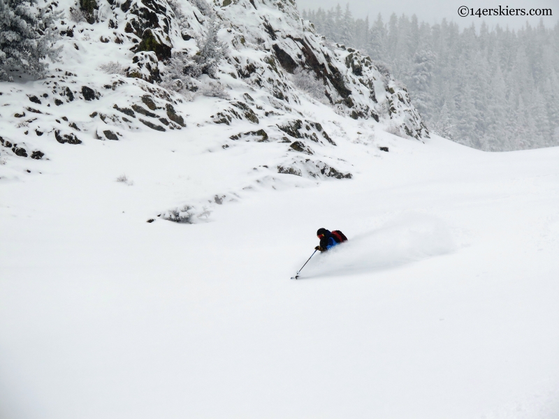 park cone ski route