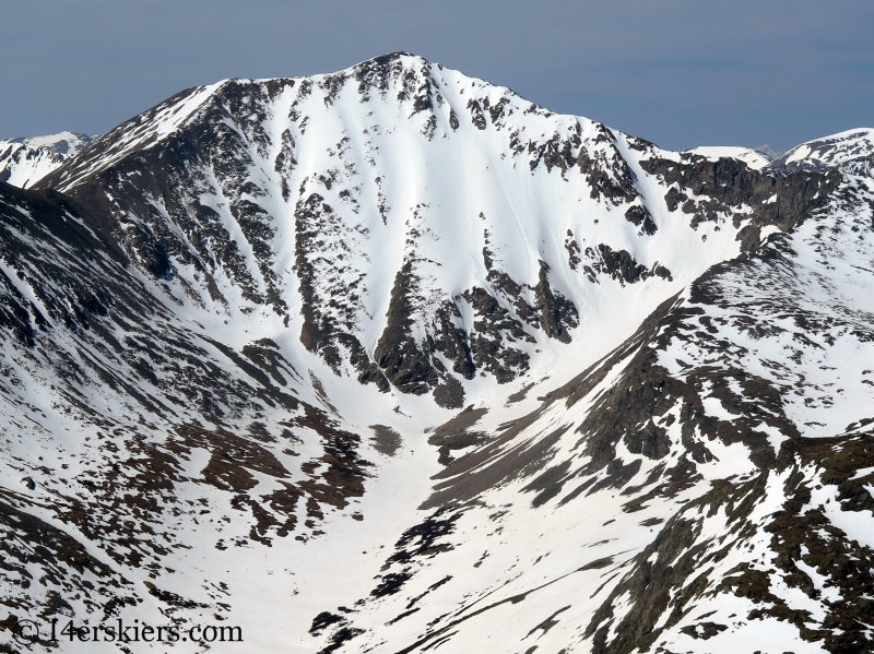 Mount Democrat seen from North Star Mountain. 