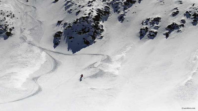 skiing ski hayden peak