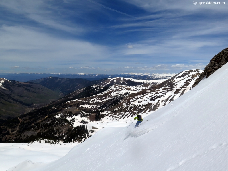 skiing dr evil couloir