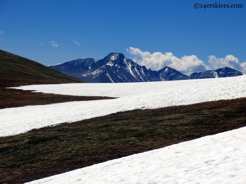 Longs peak from trail ridge road