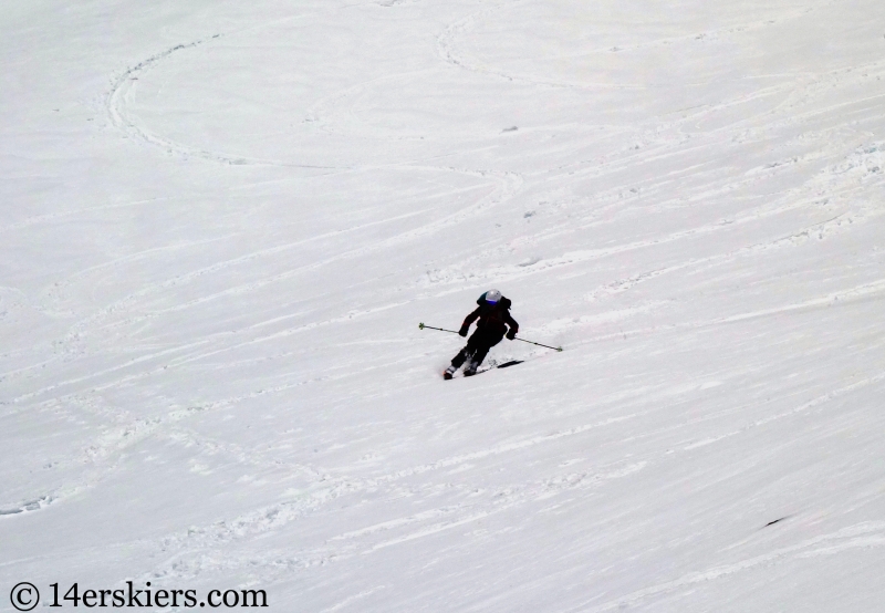 Backcountry skiing Mt. Aetna