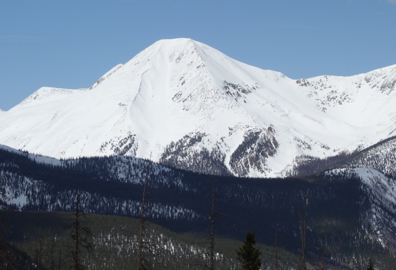 Backcountry skiing Mount Aetna