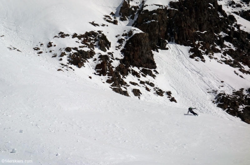 Backcountry skiing Afley Peak near Crested Butte, CO