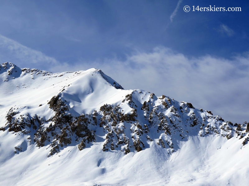 Lines near Baxter Gulch while backcountry skiing in Crested Butte