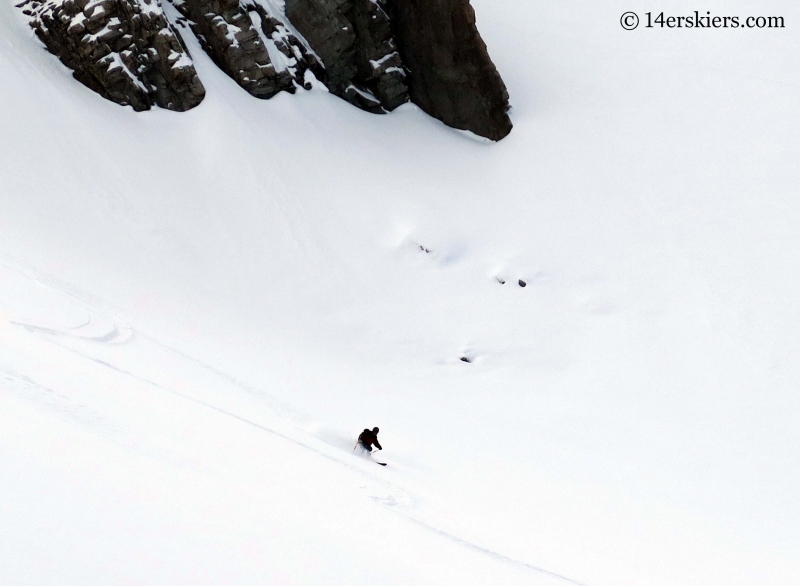 Mark Robbins backcountry skiing in Crested Butte