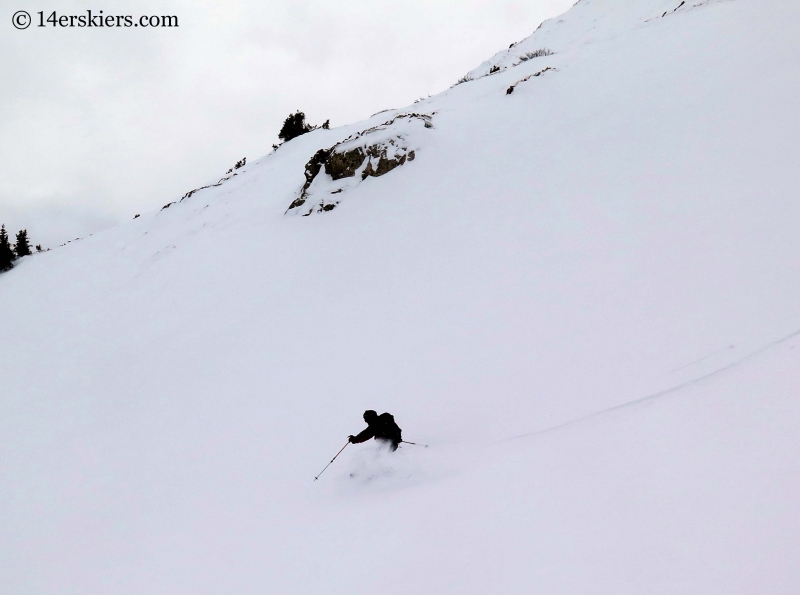 Mark Robbins backcountry skiing in Crested Butte