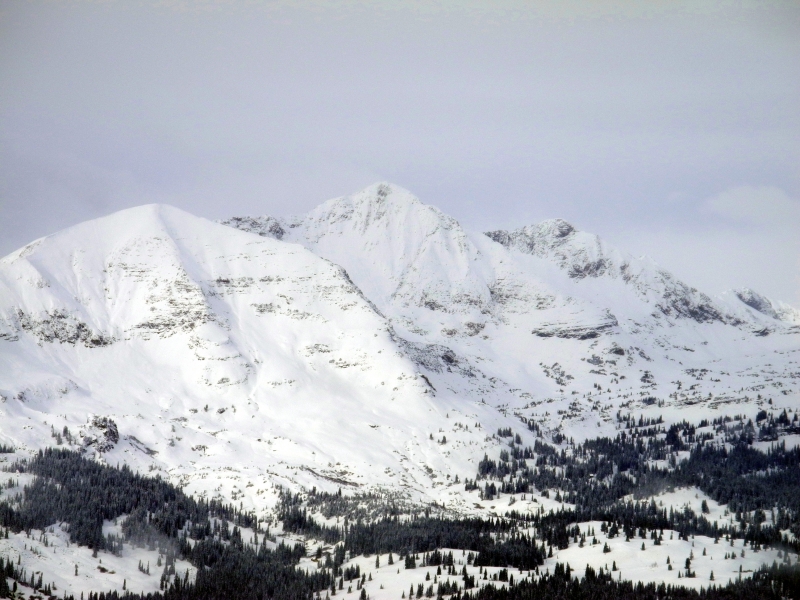 Backcountry skiing in the Anthracites