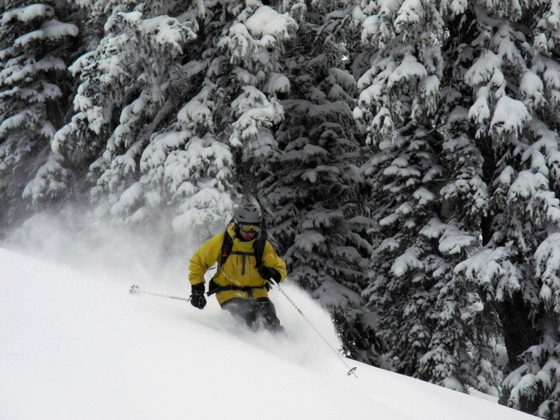 Backcountry skiing in the Anthracites