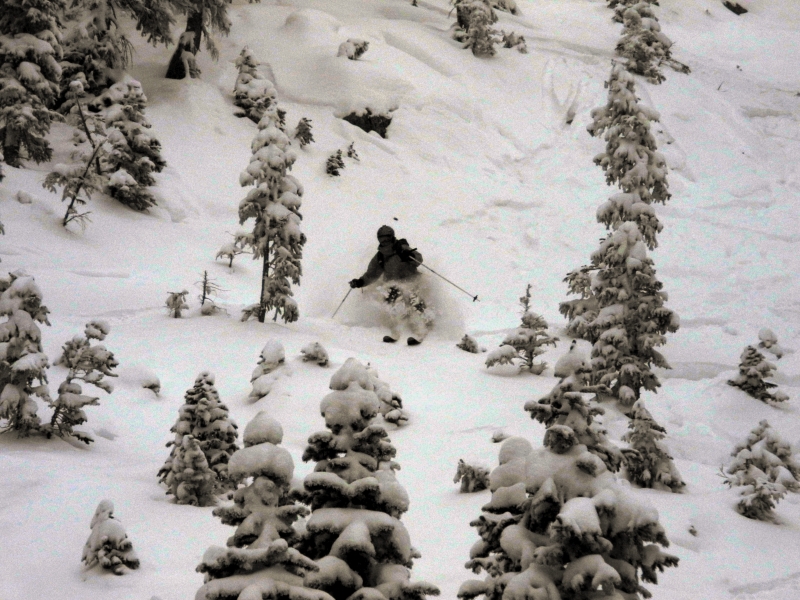 Backcountry skiing in the Anthracites