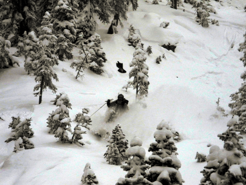 Backcountry skiing in the Anthracites