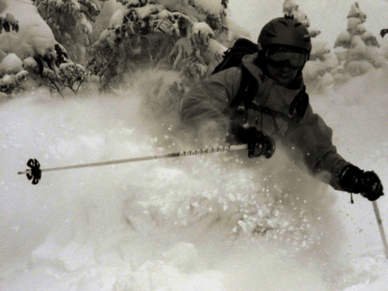 Backcountry skiing in the Anthracites