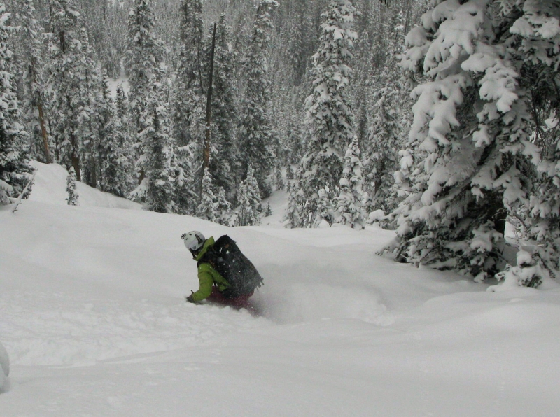 Backcountry skiing in the Anthracites