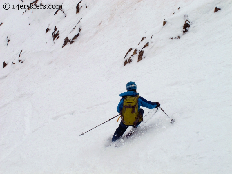 Brittany Konsella skiing Mount Arkansas Mount Arkansas