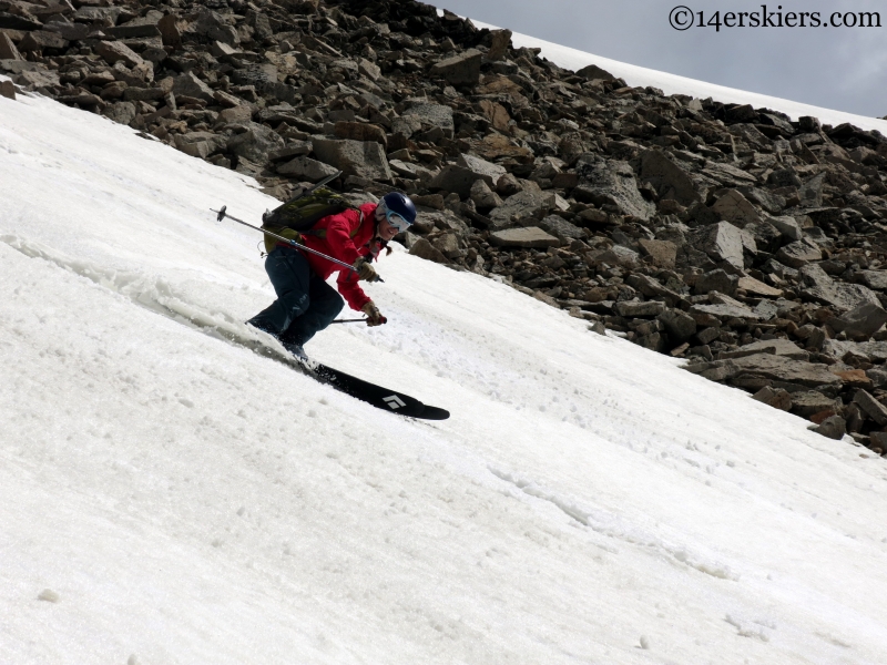 ski crooked couloir