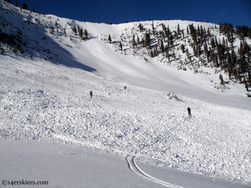 avalanche debris