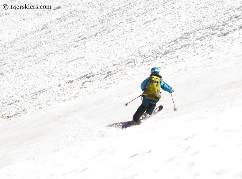 Brittany Konsella skiing Baldy