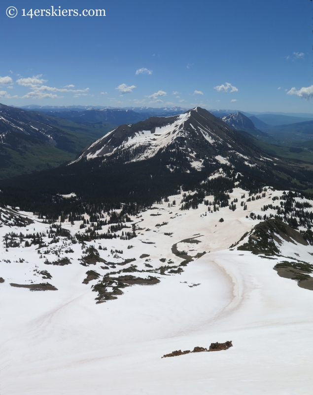 Baldy East Face ski run