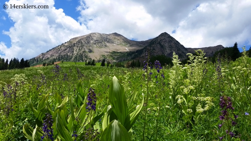 East Beckwith while hiking the Beckwith Bench Trail