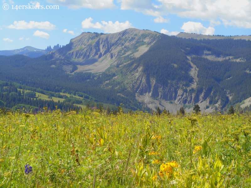 Storm Ridge and the Castles near Crested Butte