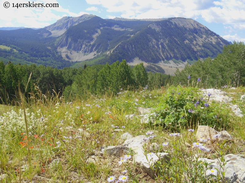 Storm Ridge seen from the Beckwith Bench Trail near Crested Butte