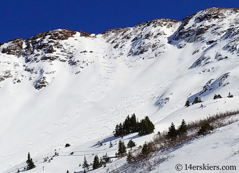 Backcountry skiing in Crested Butte