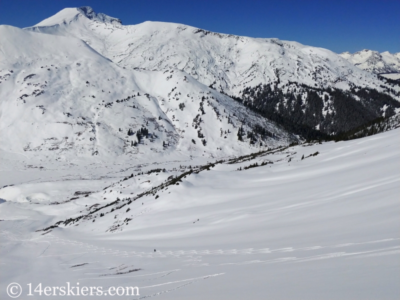 Backcountry skiing in Crested Butte