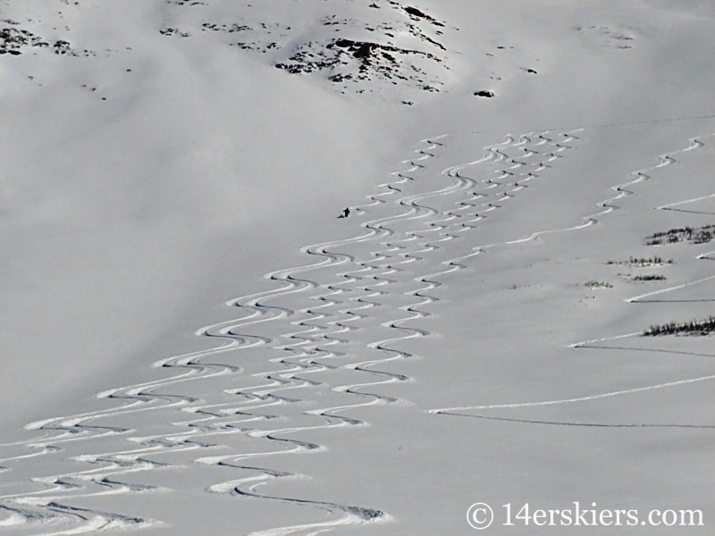 Backcountry skiing in Crested Butte