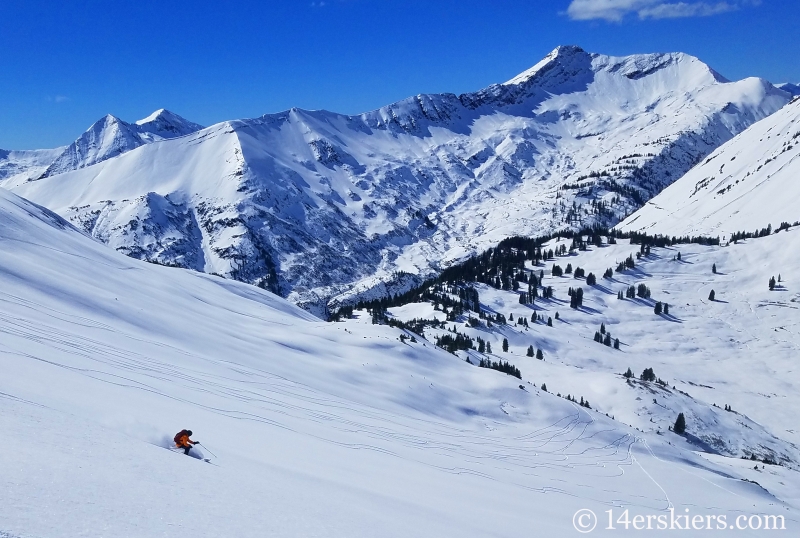 Backcountry skiing in Crested Butte