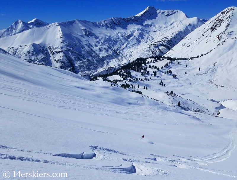 Backcountry skiing in Crested Butte