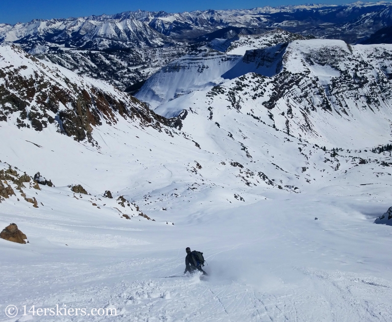 Backcountry skiing in Crested Butte