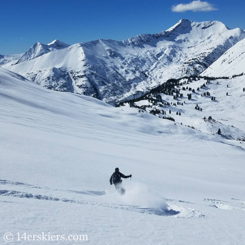 Backcountry skiing in Crested Butte