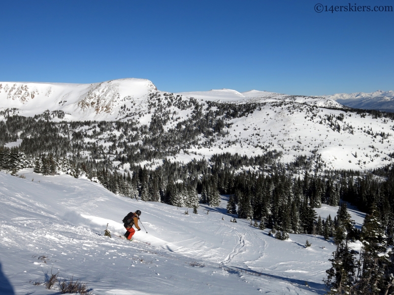 Berthoud Pass backcountry skiing