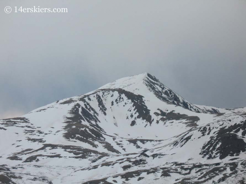 Square Top Mountain seen from Mount Bierstadt.