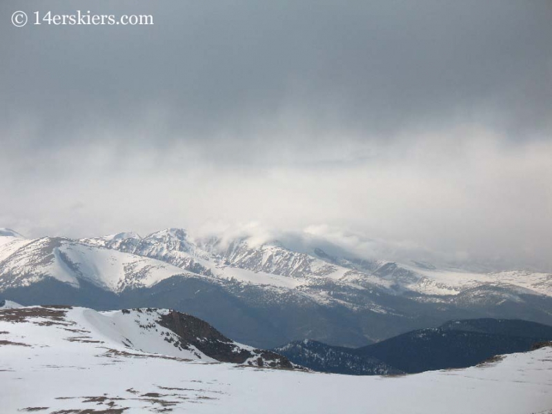 View north from Mt. Bierstadt.