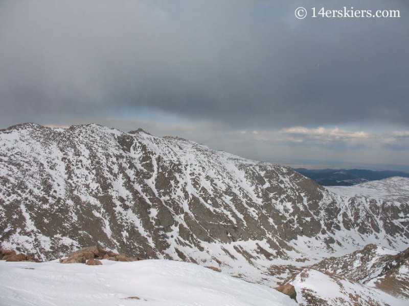 Mt. Evans seen from  Bierstadt.